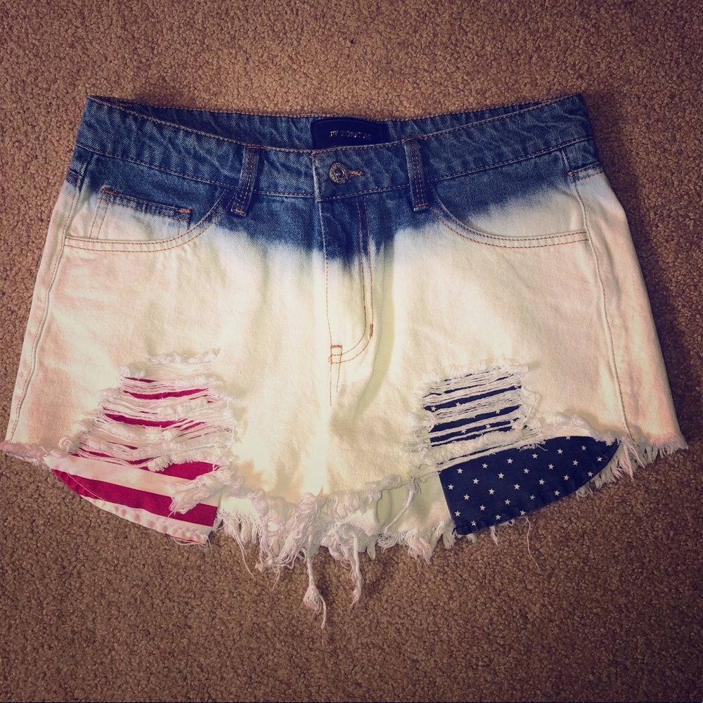 American Faded Jean Shorts